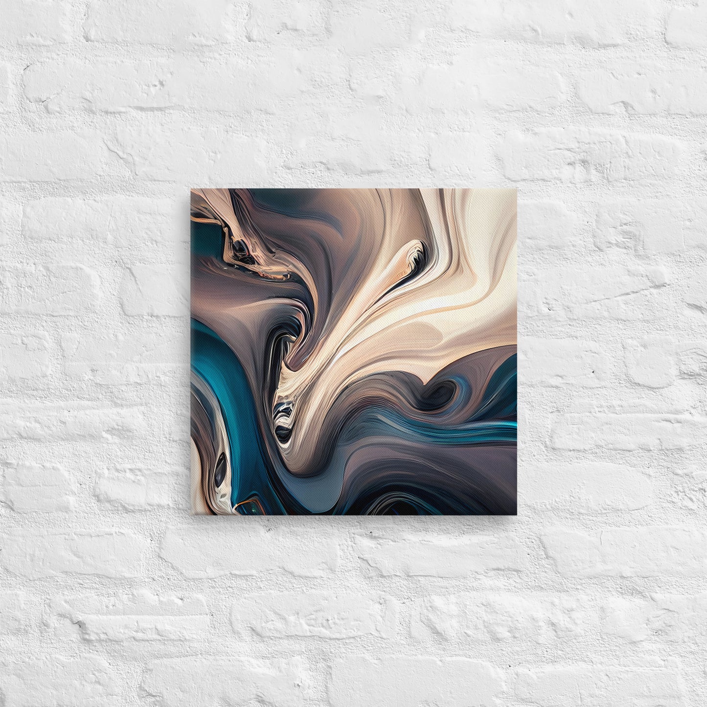 Tranquil Fusion Abstract Canvas Art