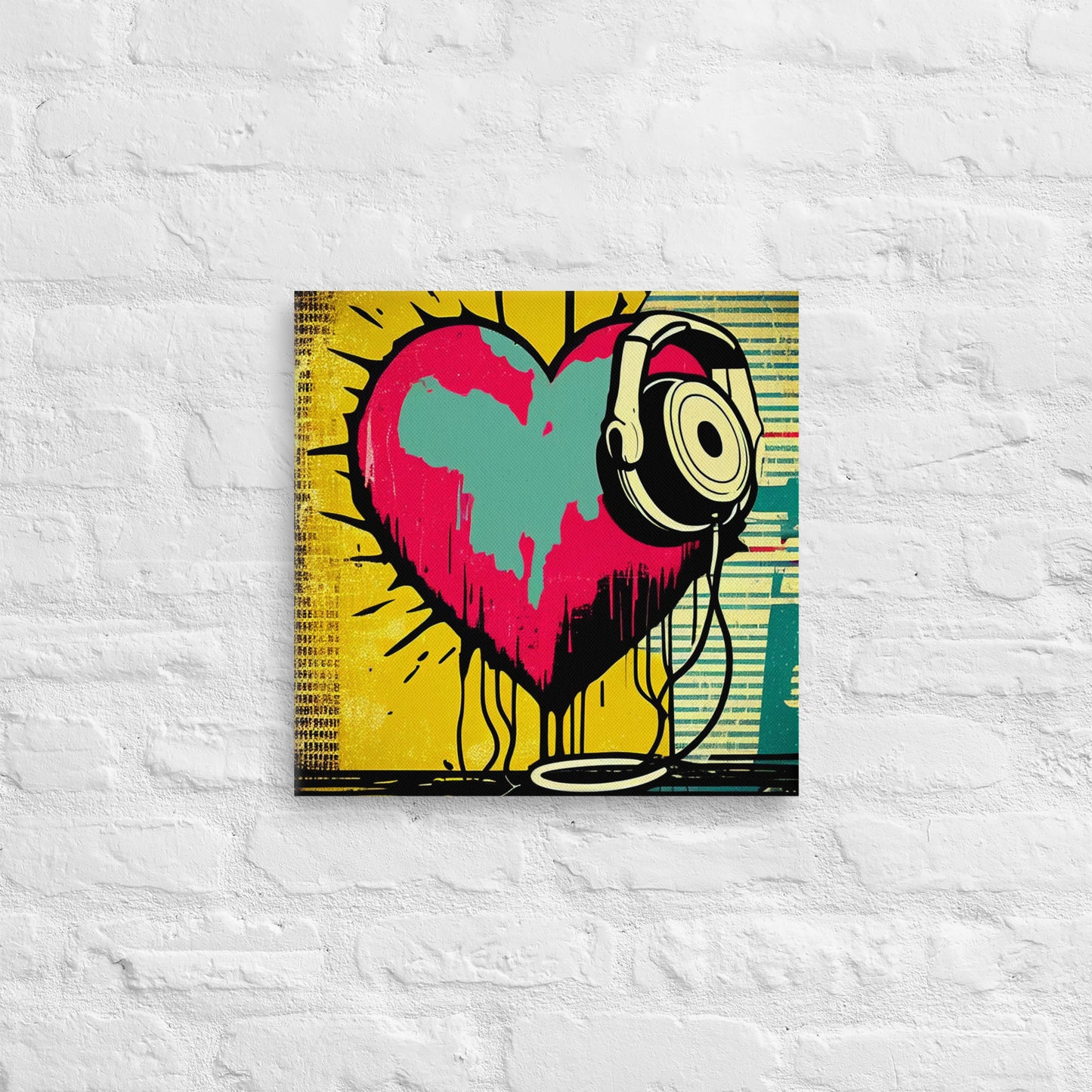 Listen To Your Heart Art Canvas