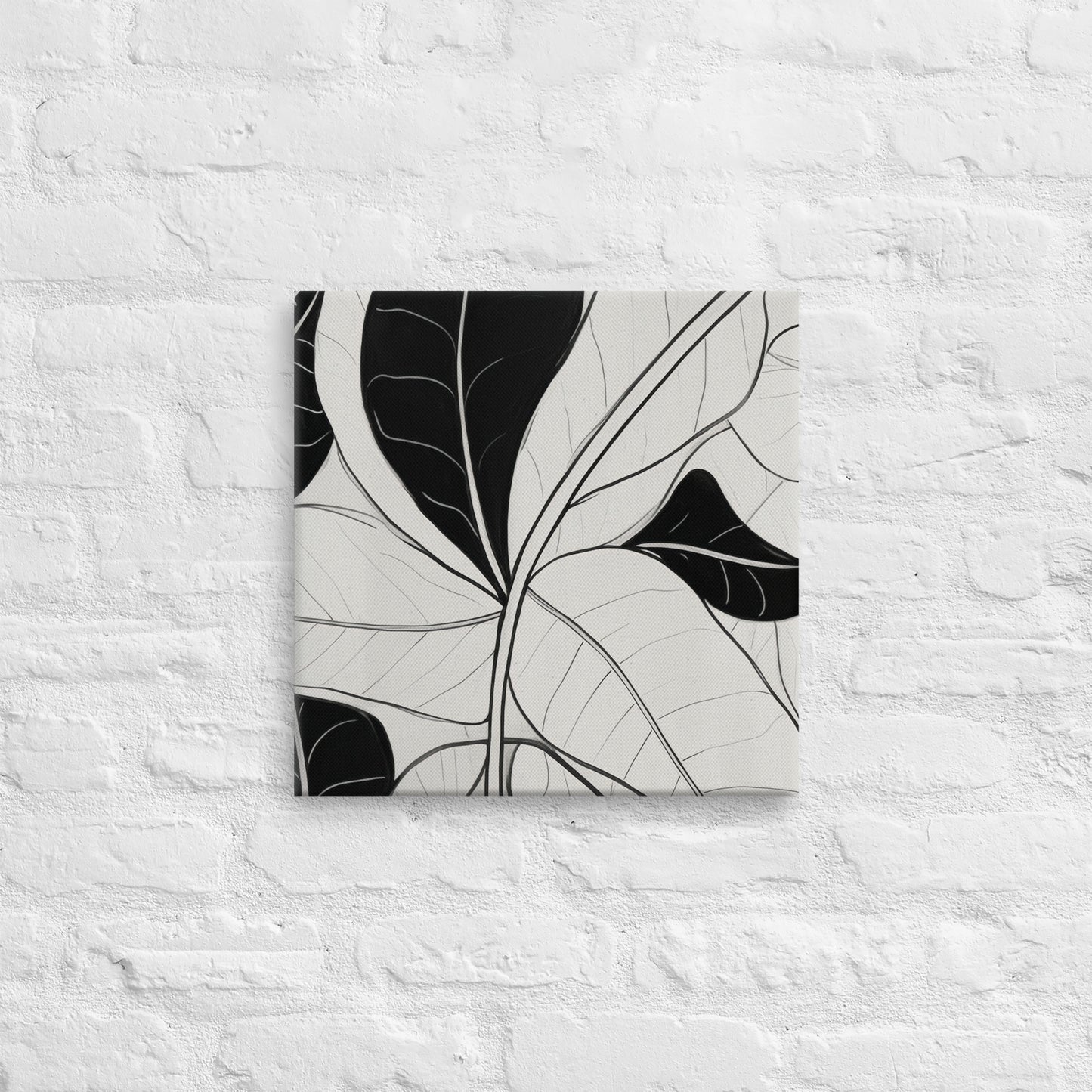 Simplicity in Contrast Canvas