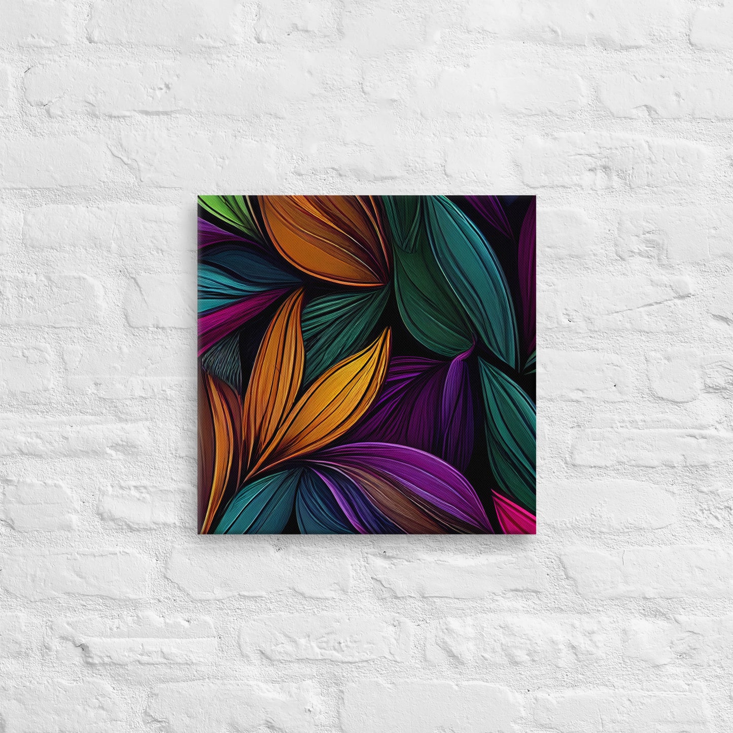 Leaves Ablaze Canvas