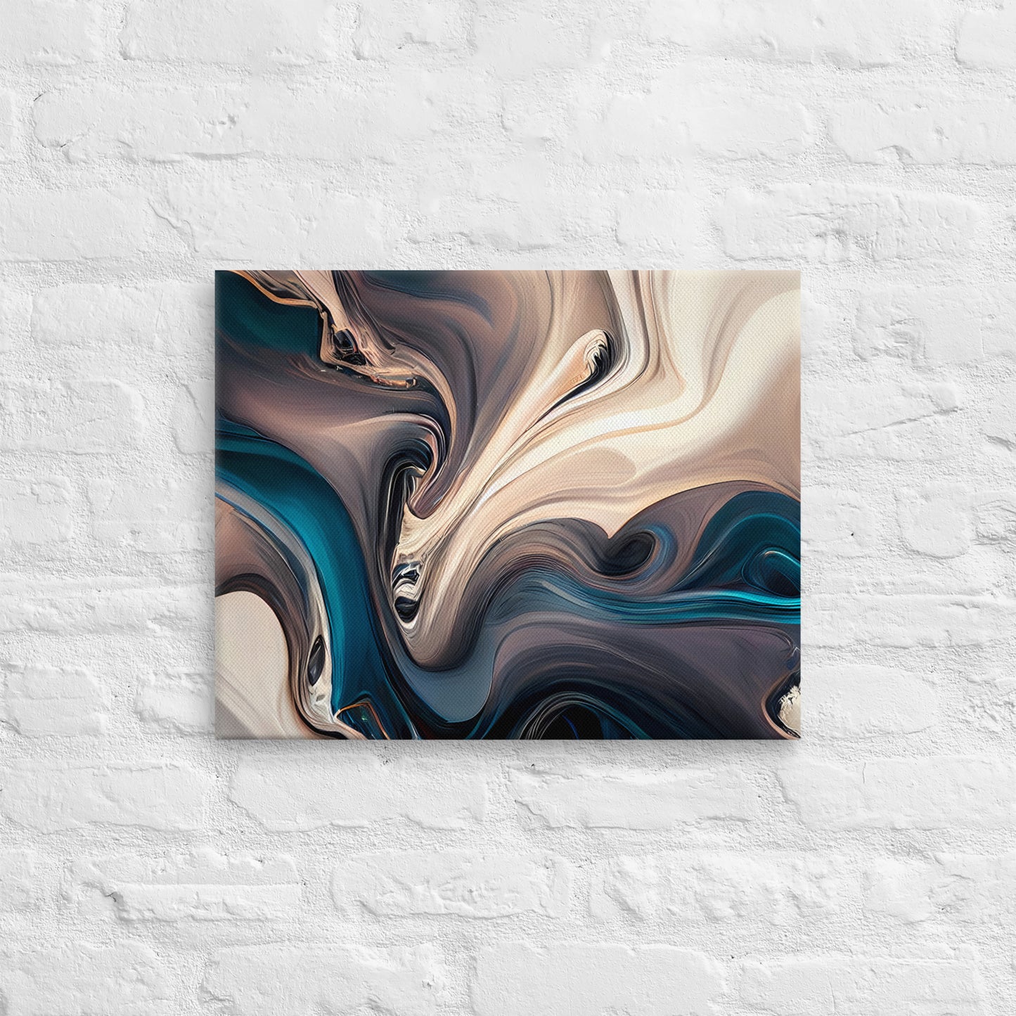 Tranquil Fusion Abstract Canvas Art