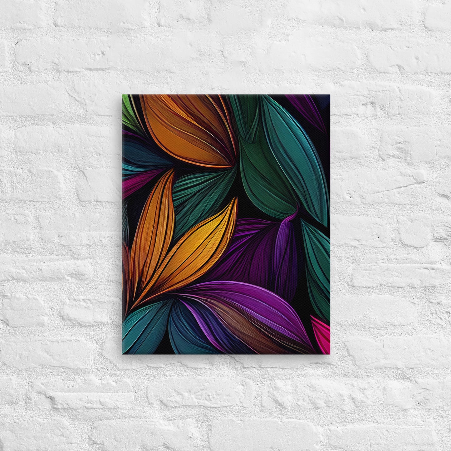 Leaves Ablaze Canvas