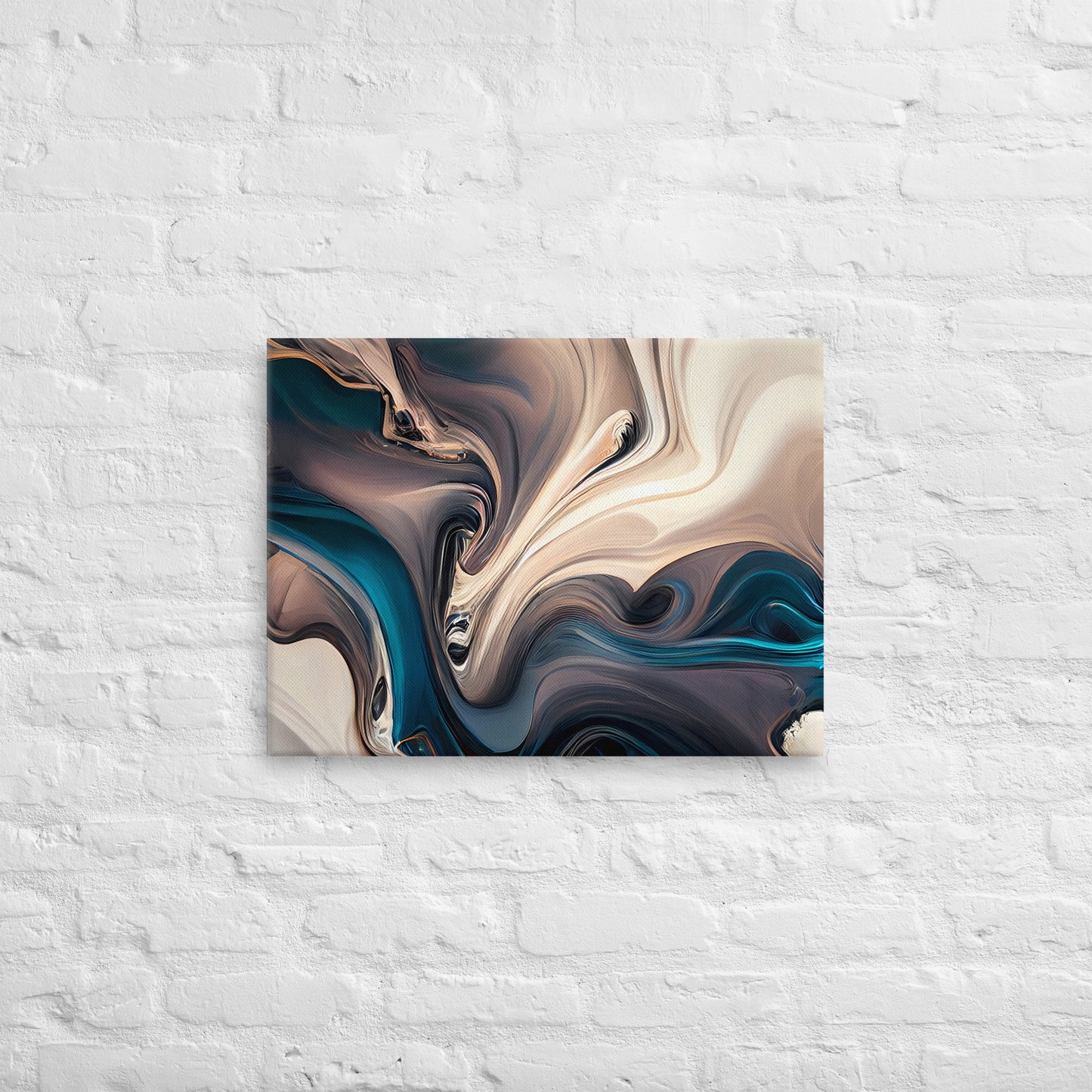 Tranquil Fusion Abstract Canvas Art