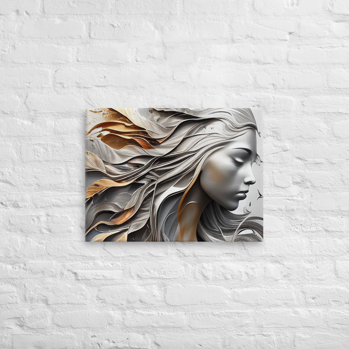 Metallic Muse Art Canvas