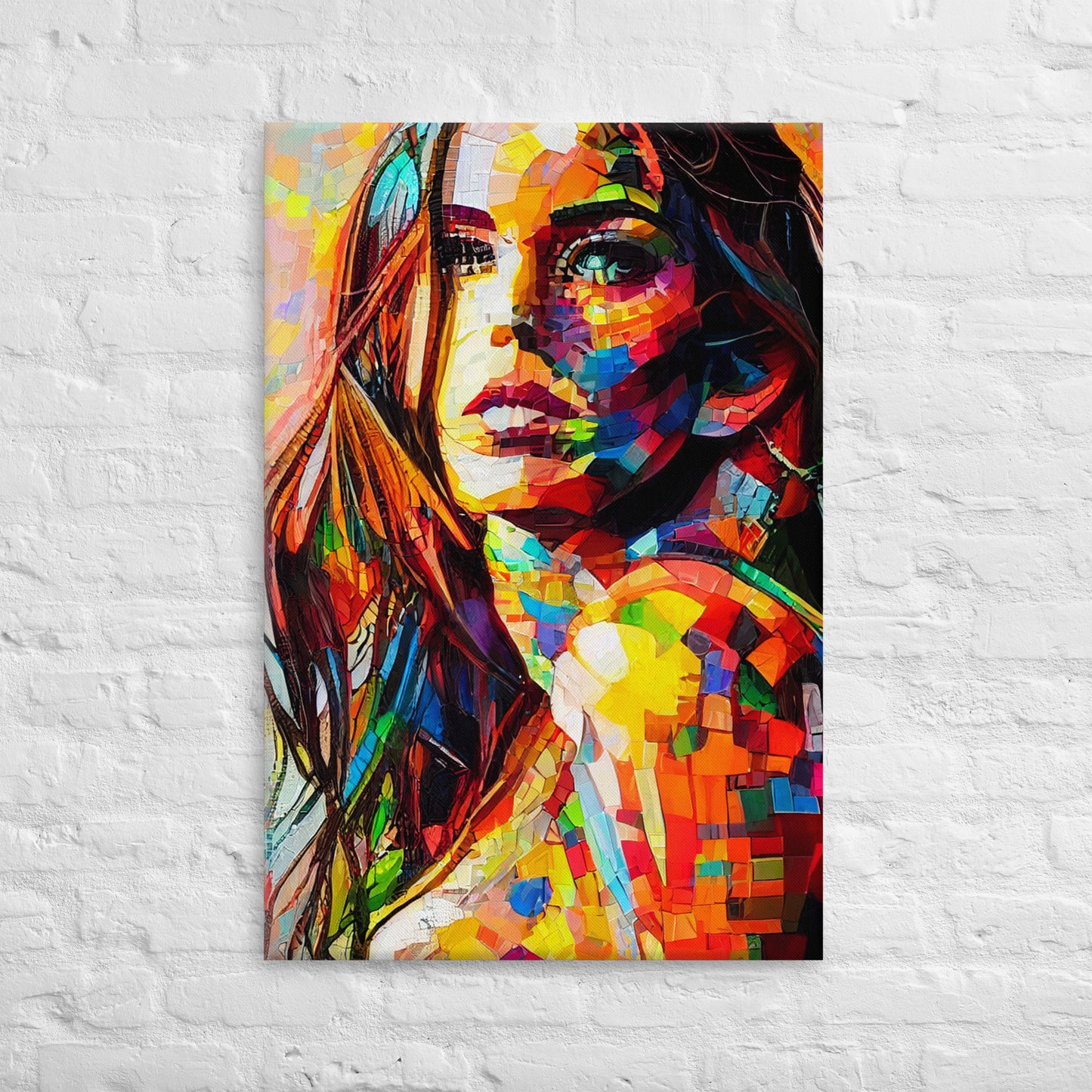 Mosaic Muse Art Canvas