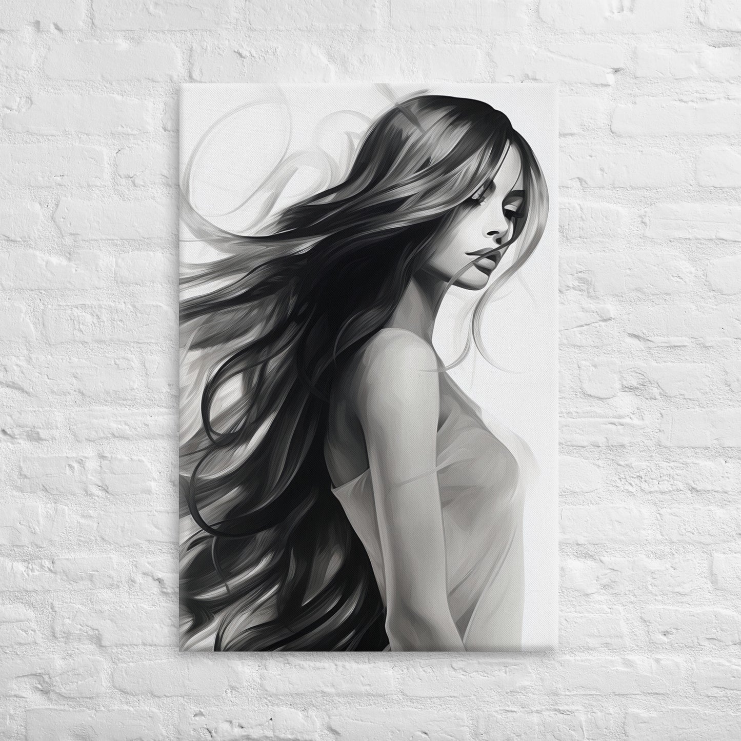 Monochrome Elegance II Canvas