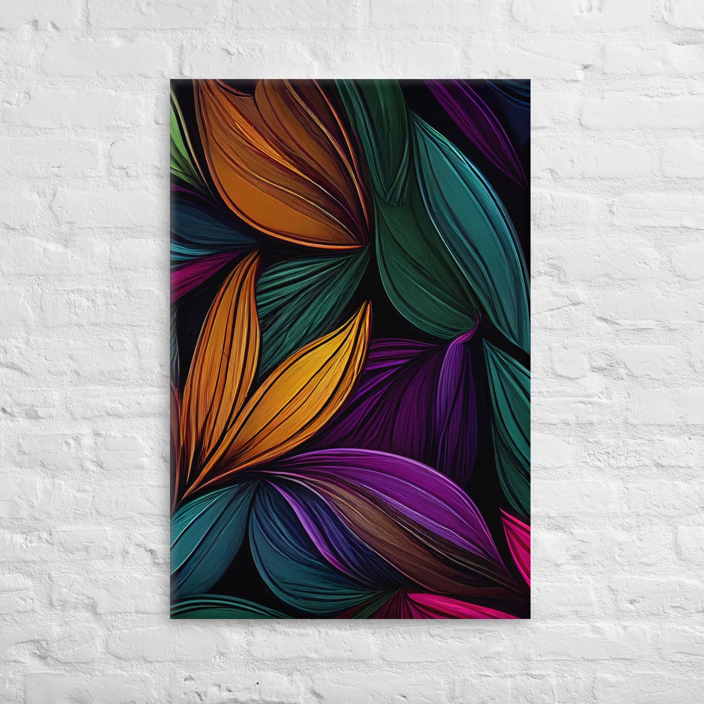 Leaves Ablaze Canvas