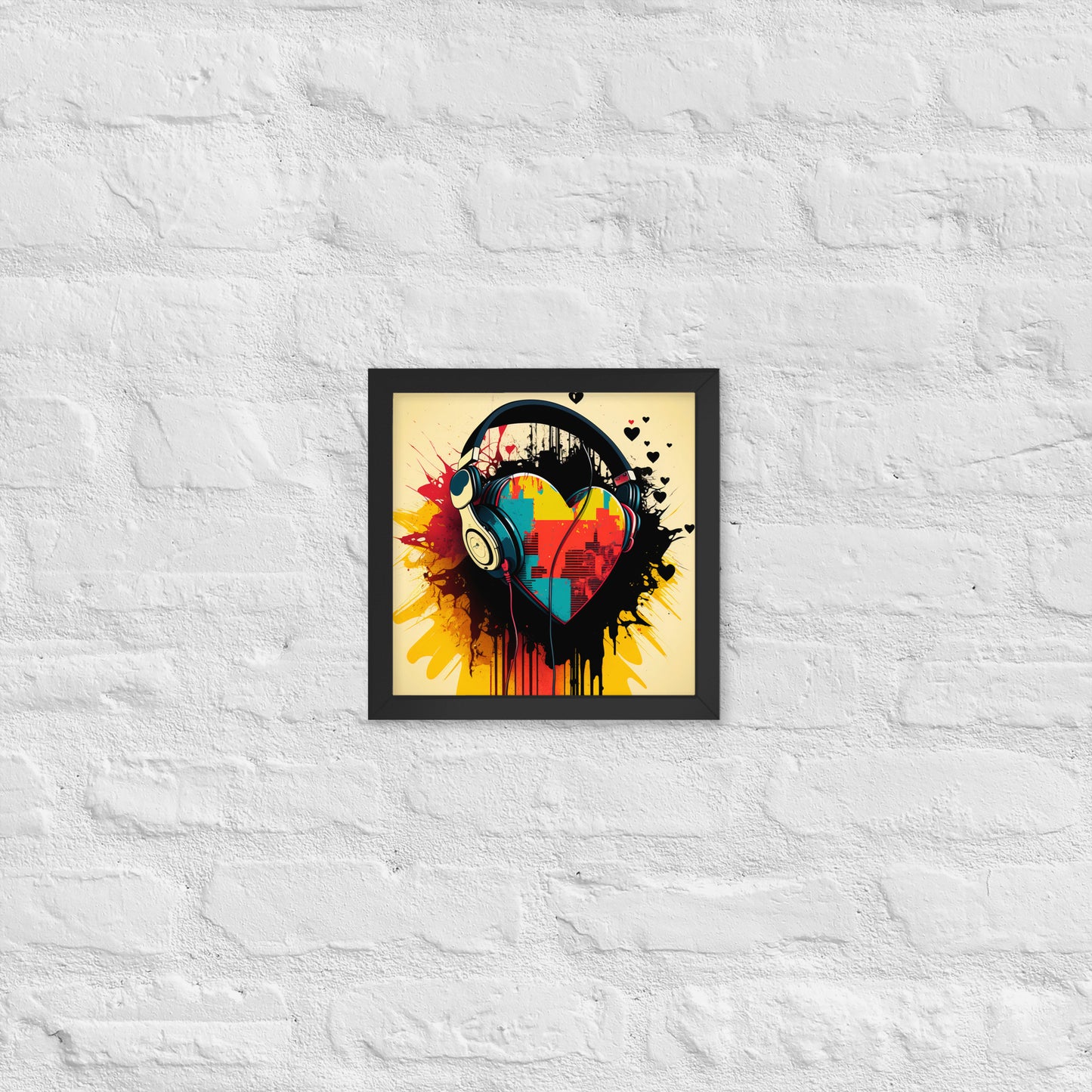 Listen To Your Heart Framed Poster