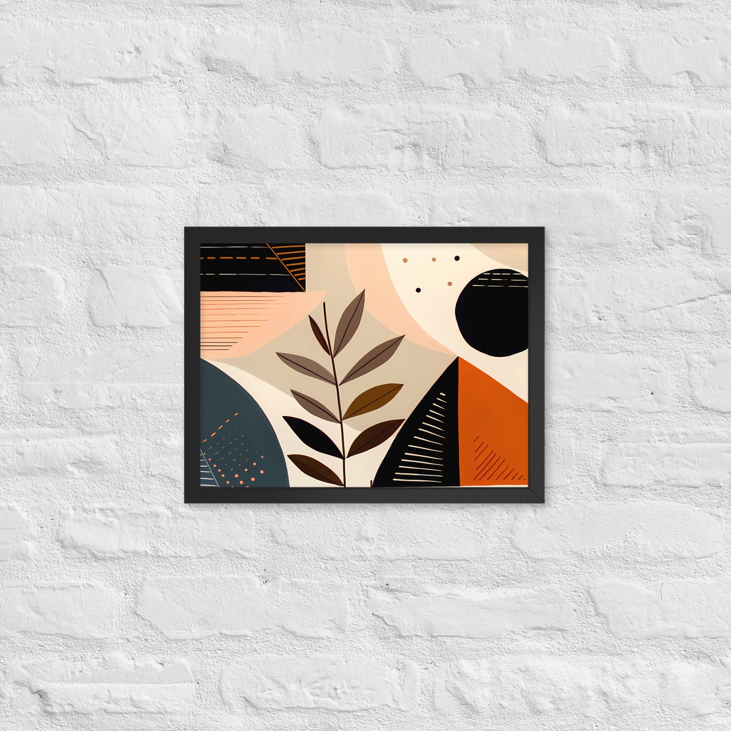 Minimalism Abstract Art Framed Poster