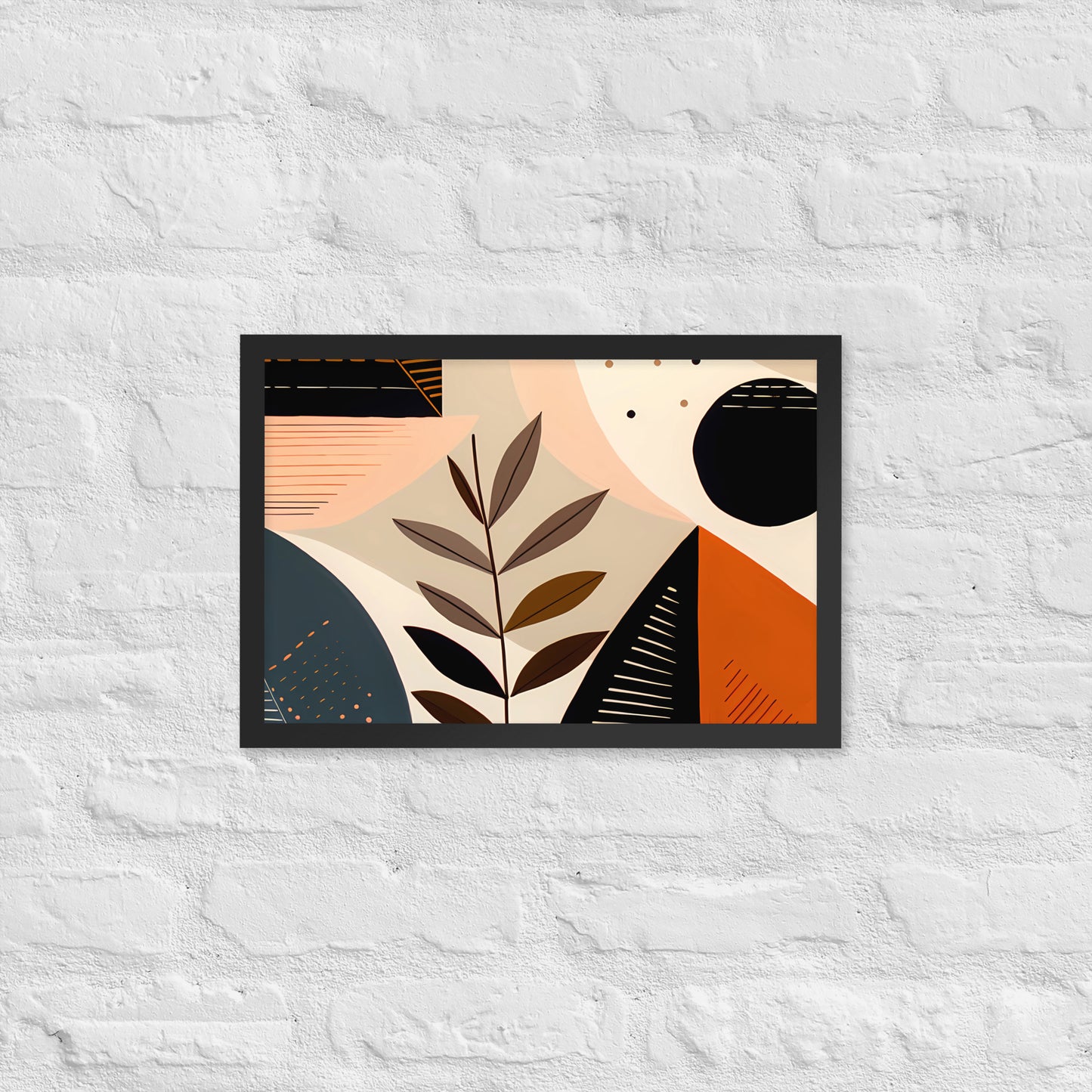 Minimalism Abstract Art Framed Poster