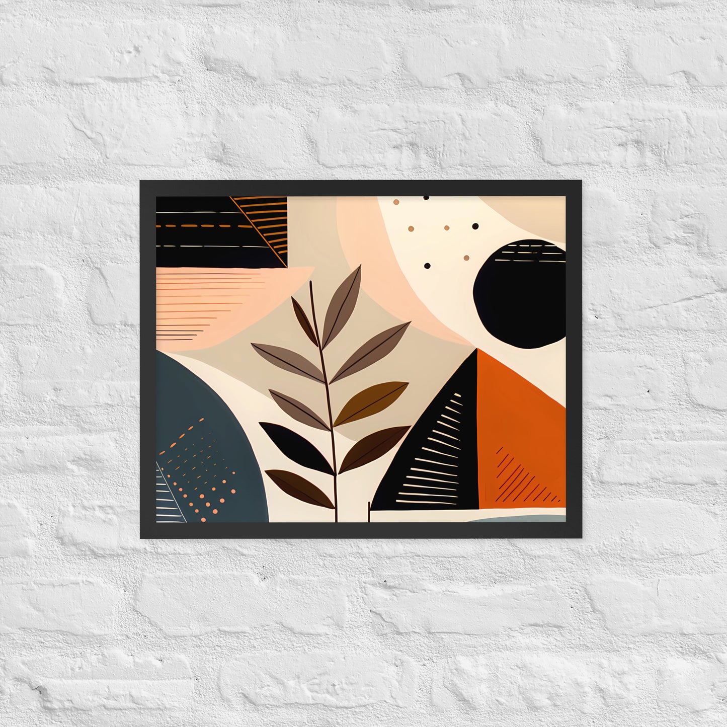 Minimalism Abstract Art Framed Poster