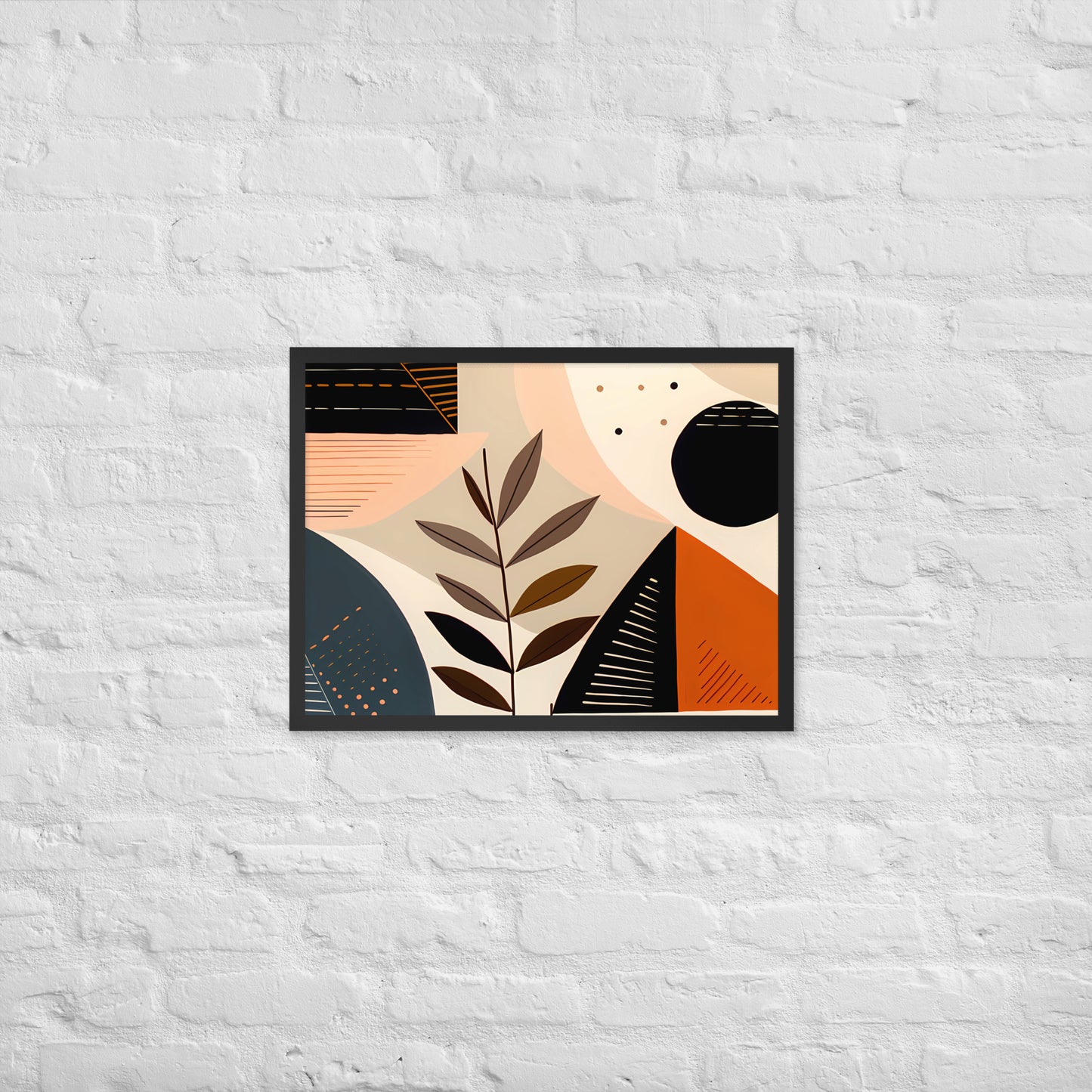 Minimalism Abstract Art Framed Poster