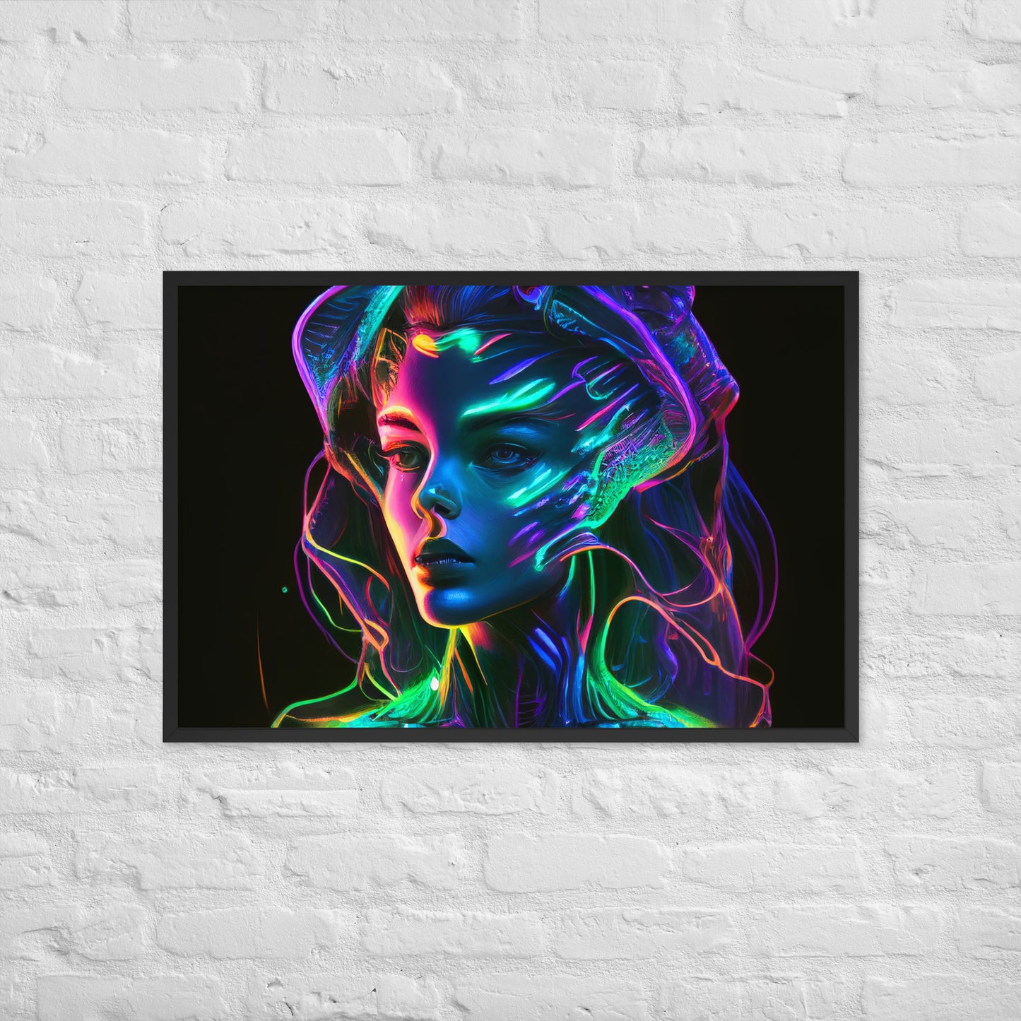 Radiant Space Diva Framed Poster