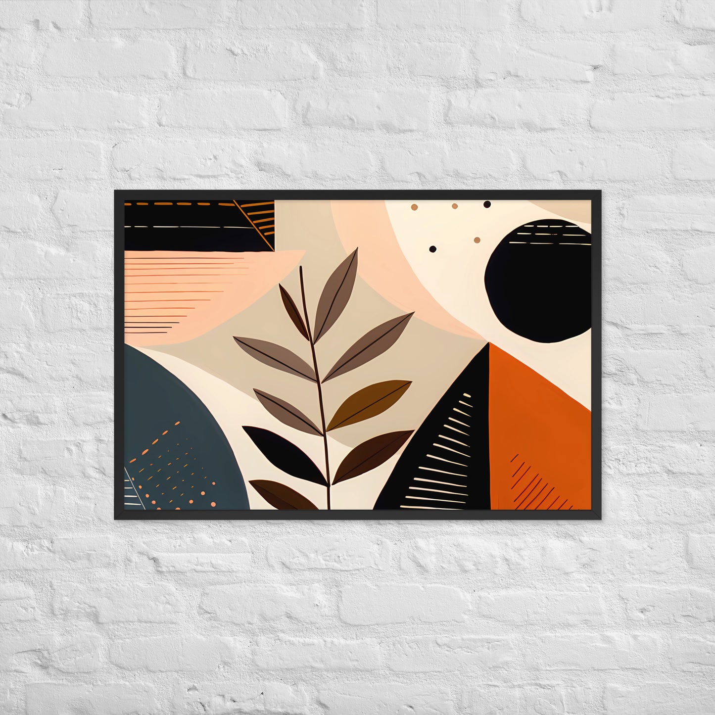 Minimalism Abstract Art Framed Poster