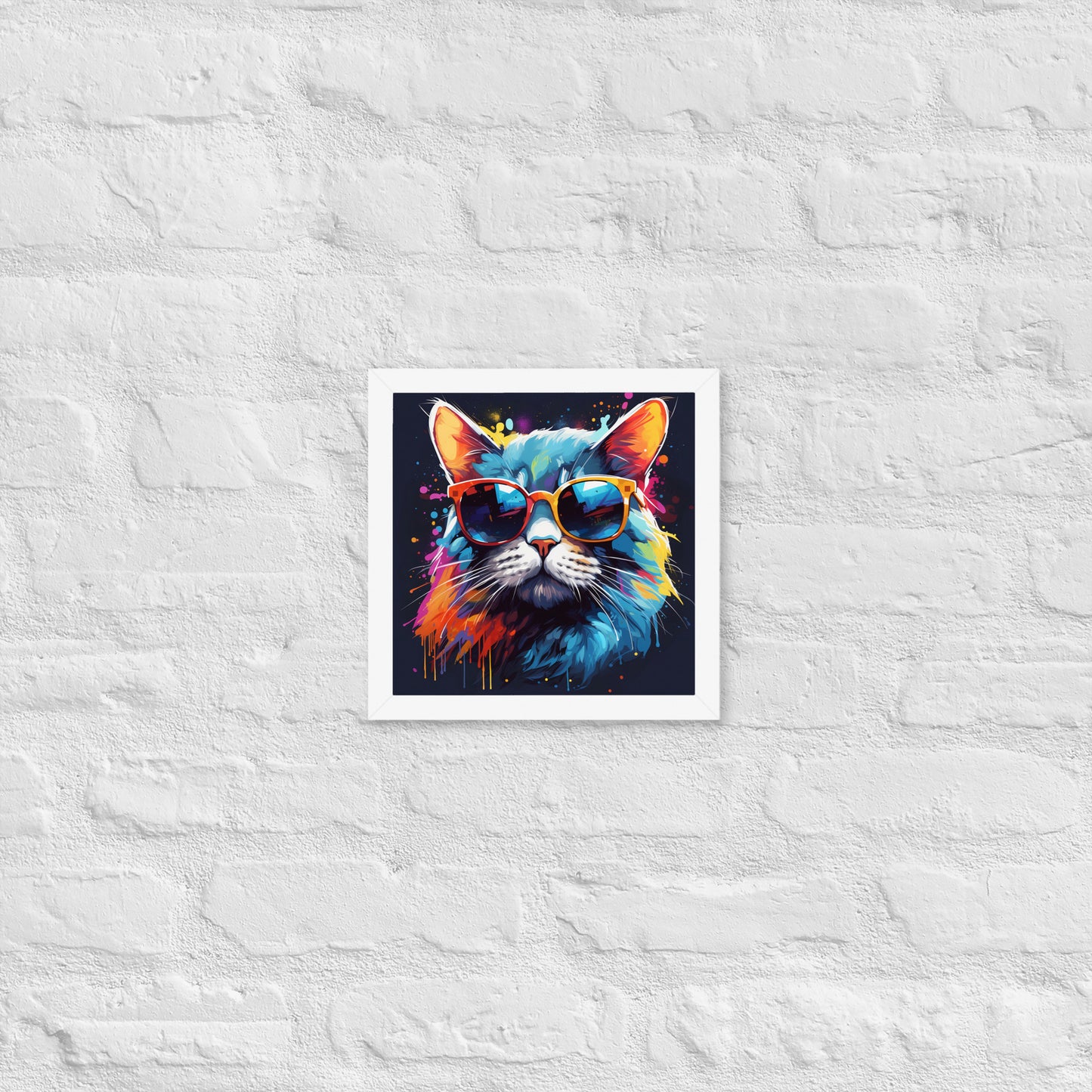 The Hip Cat Framed Poster