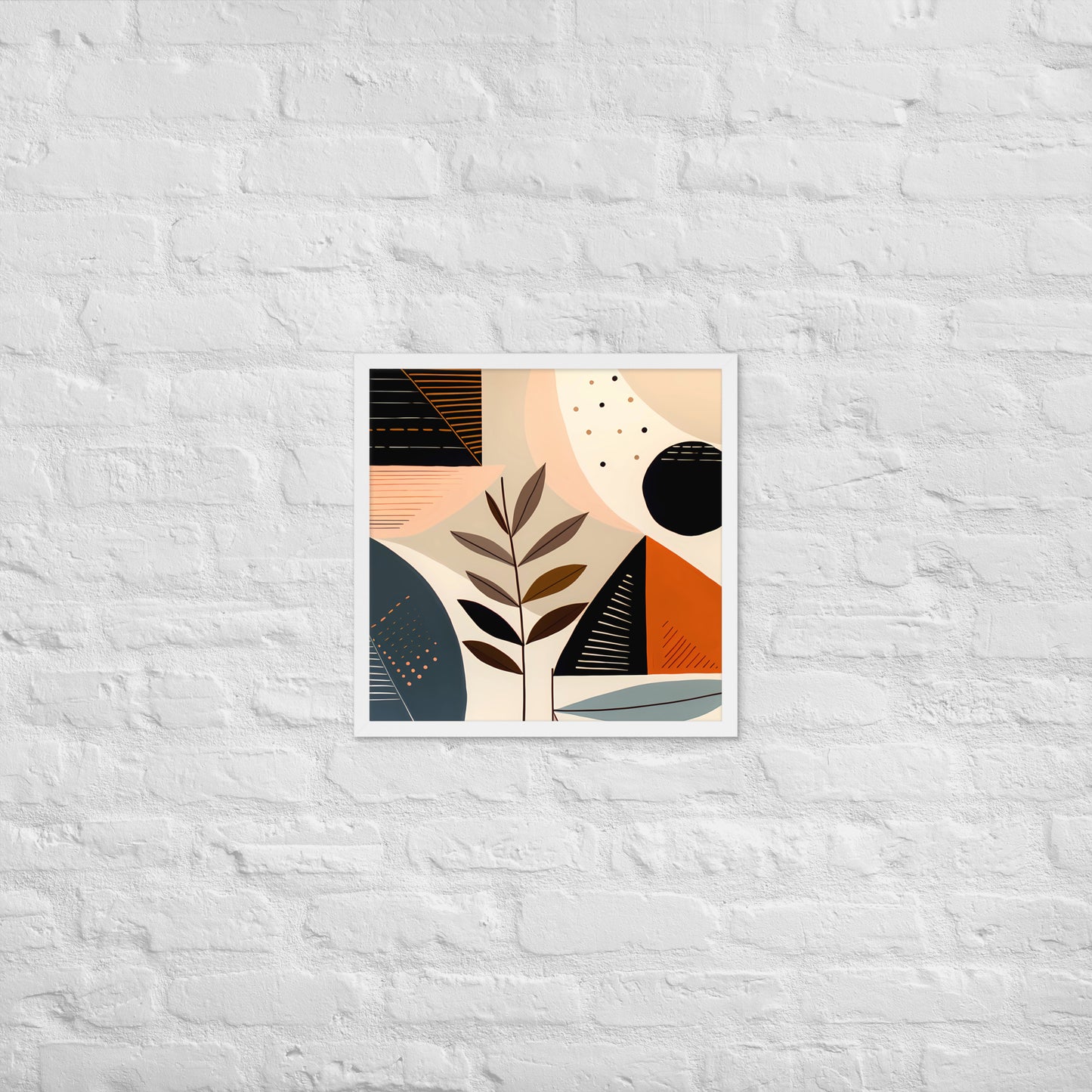 Minimalism Abstract Art Framed Poster