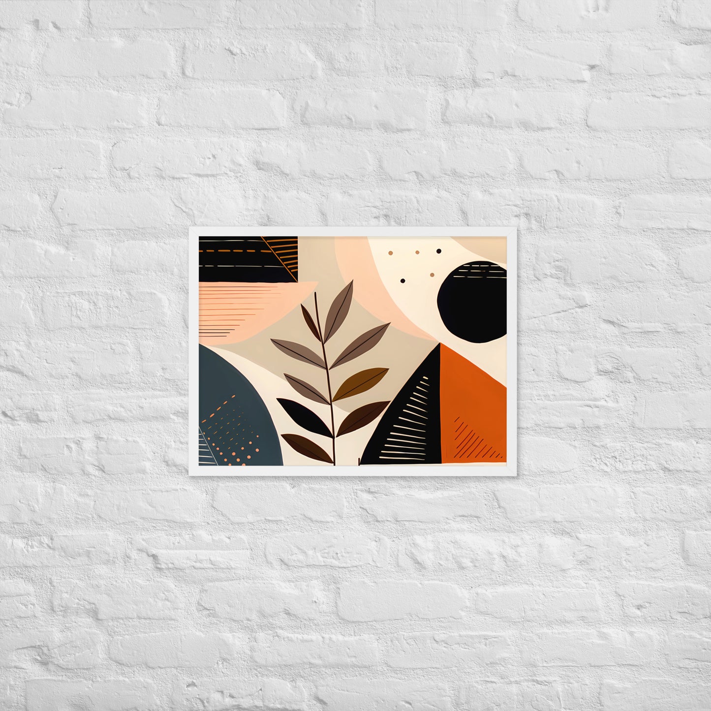 Minimalism Abstract Art Framed Poster