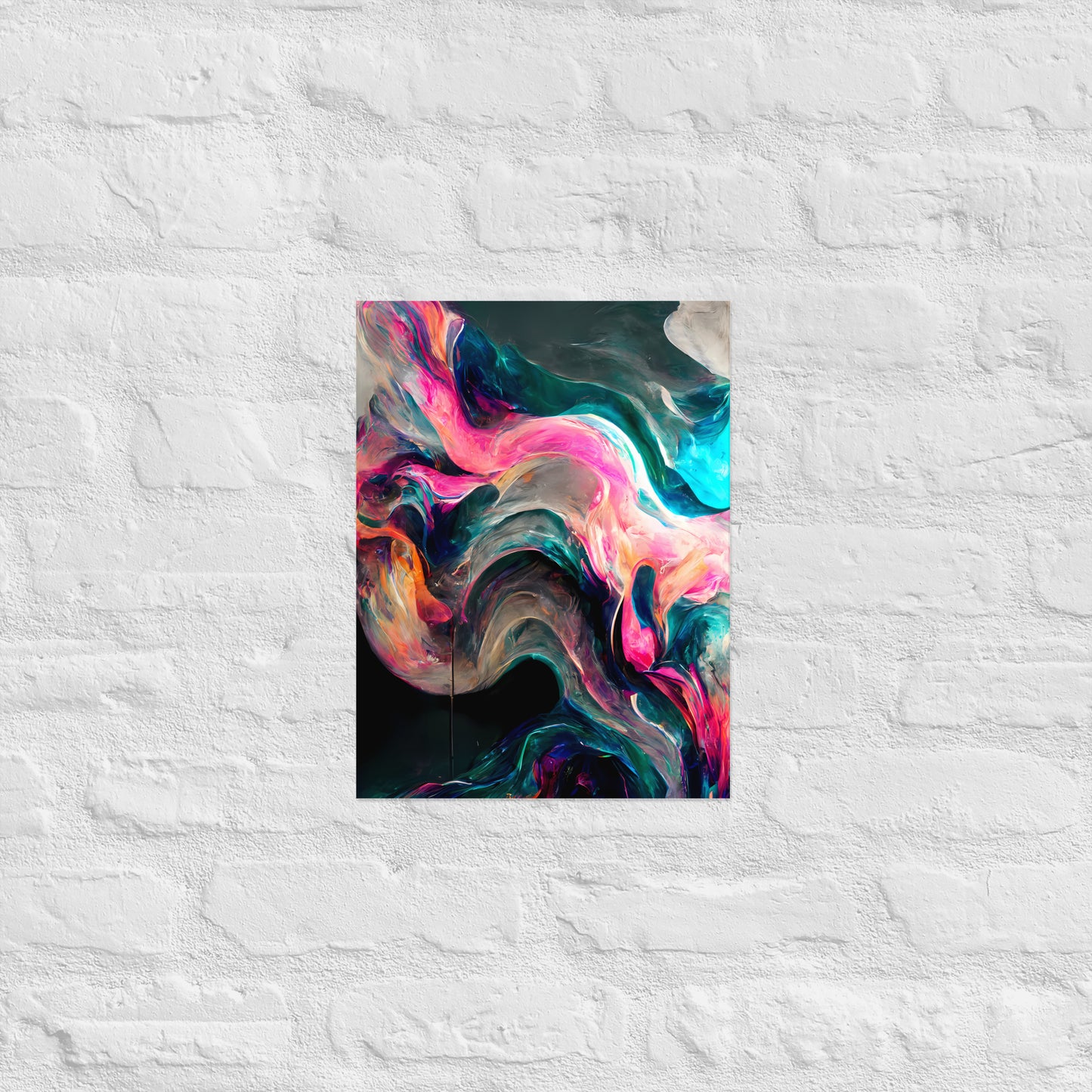 Aurora Dreamscape Fluid Wall Art Poster