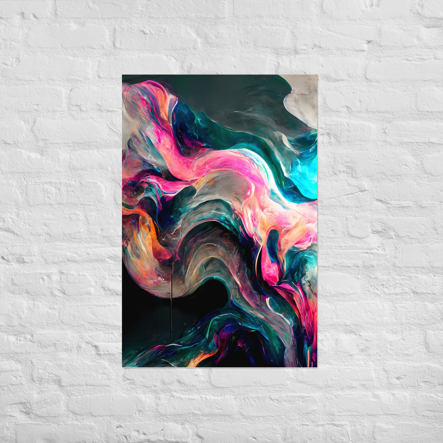 Aurora Dreamscape Fluid Wall Art Poster