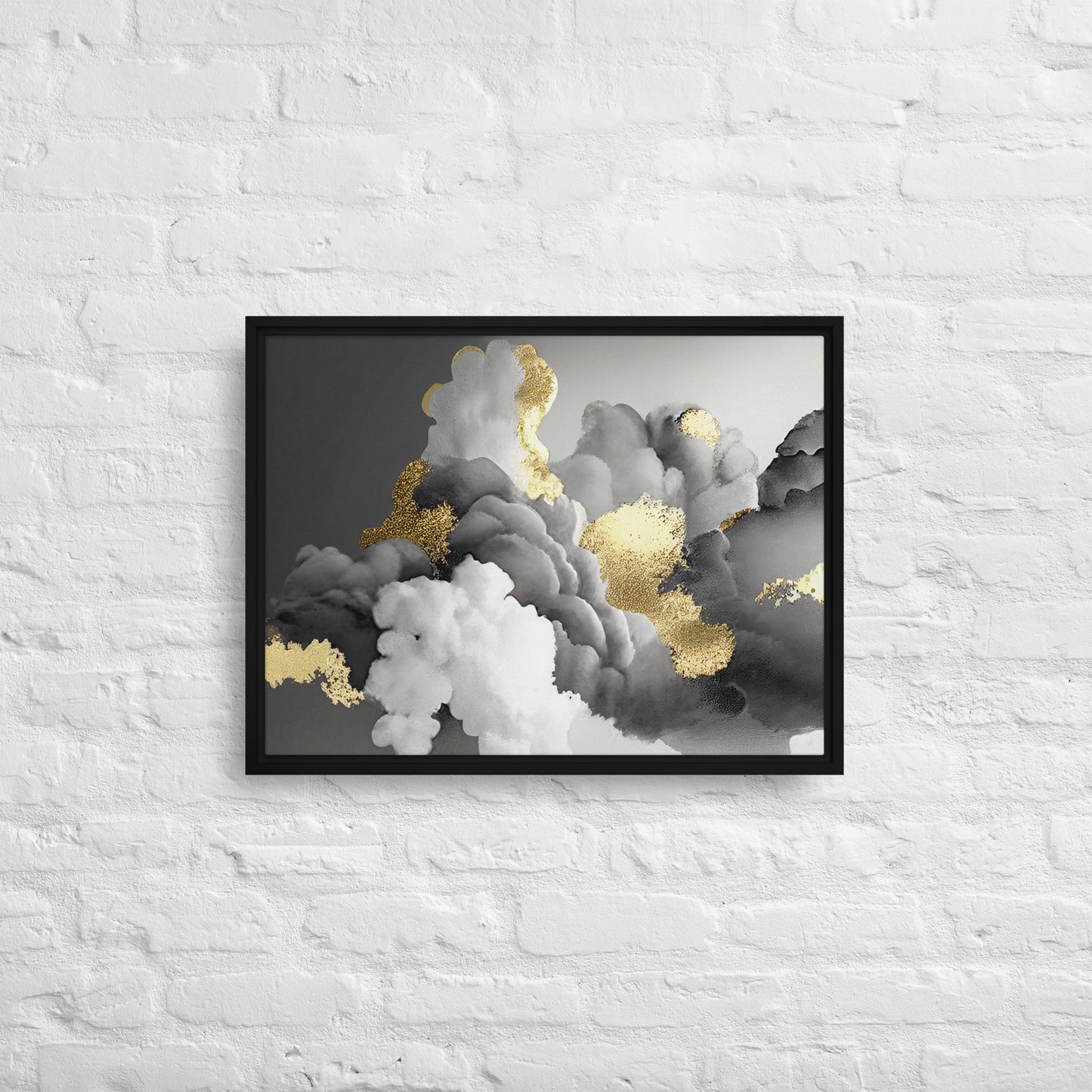 Gilded Cloudscape Framed Canvas