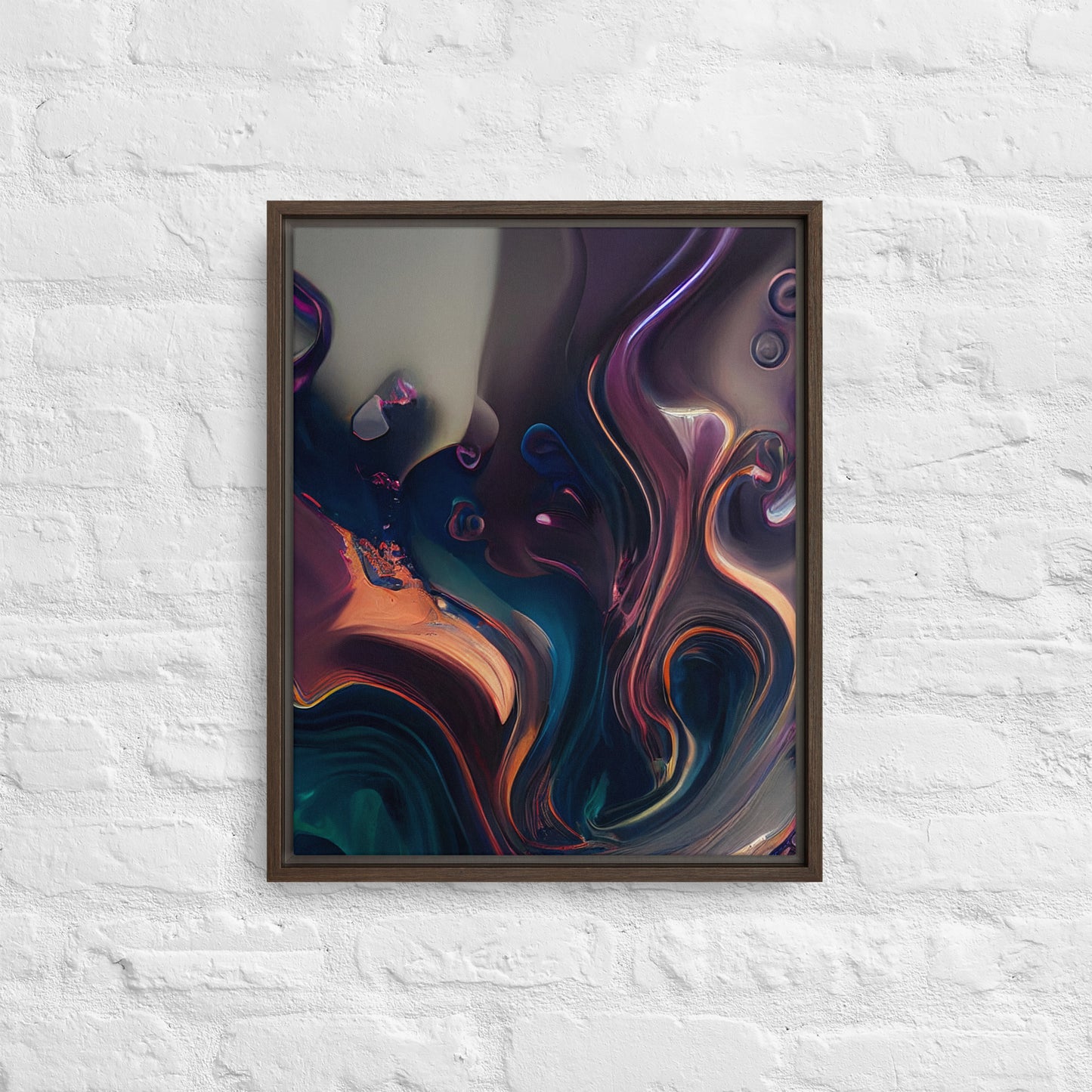 Twilight Haze Framed Canvas