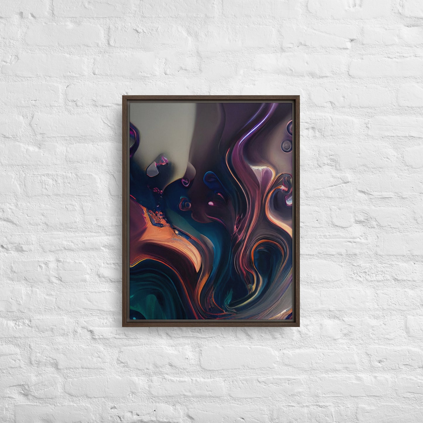 Twilight Haze Framed Canvas