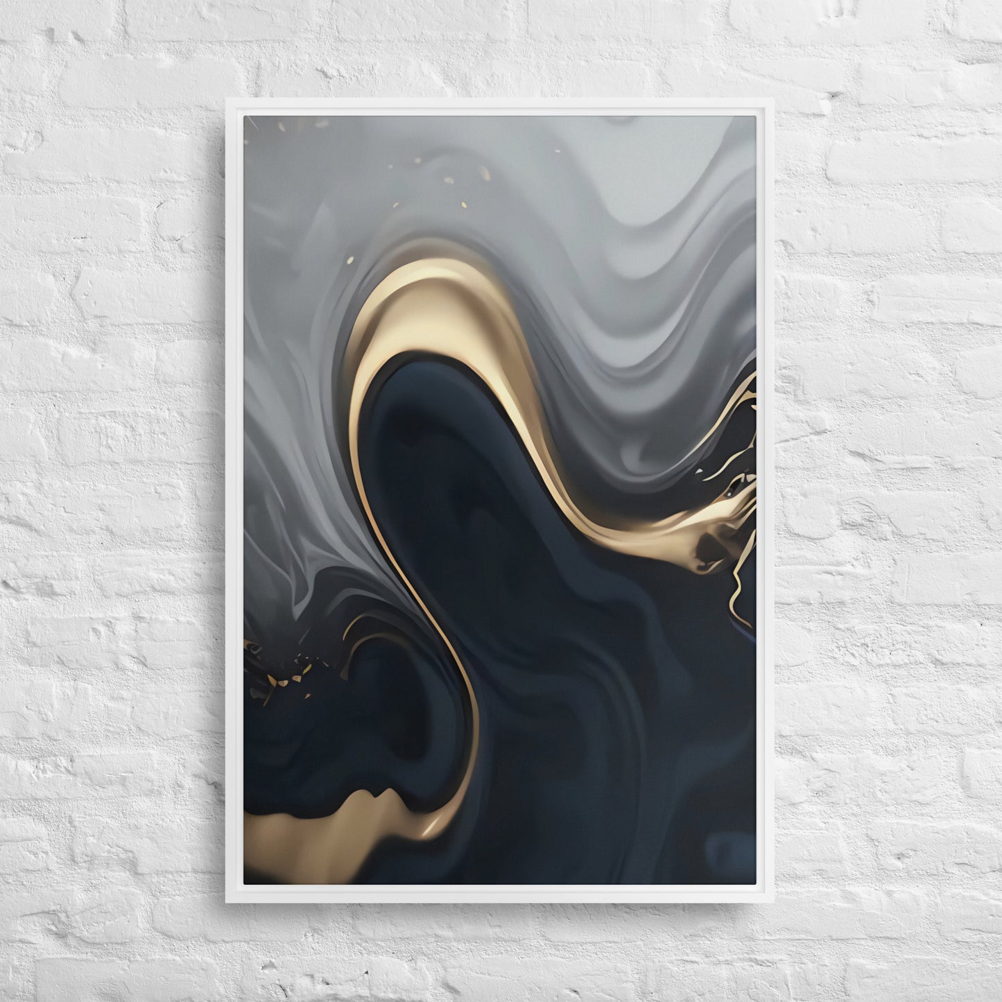 Luxury in Motion Framed Art Canvas